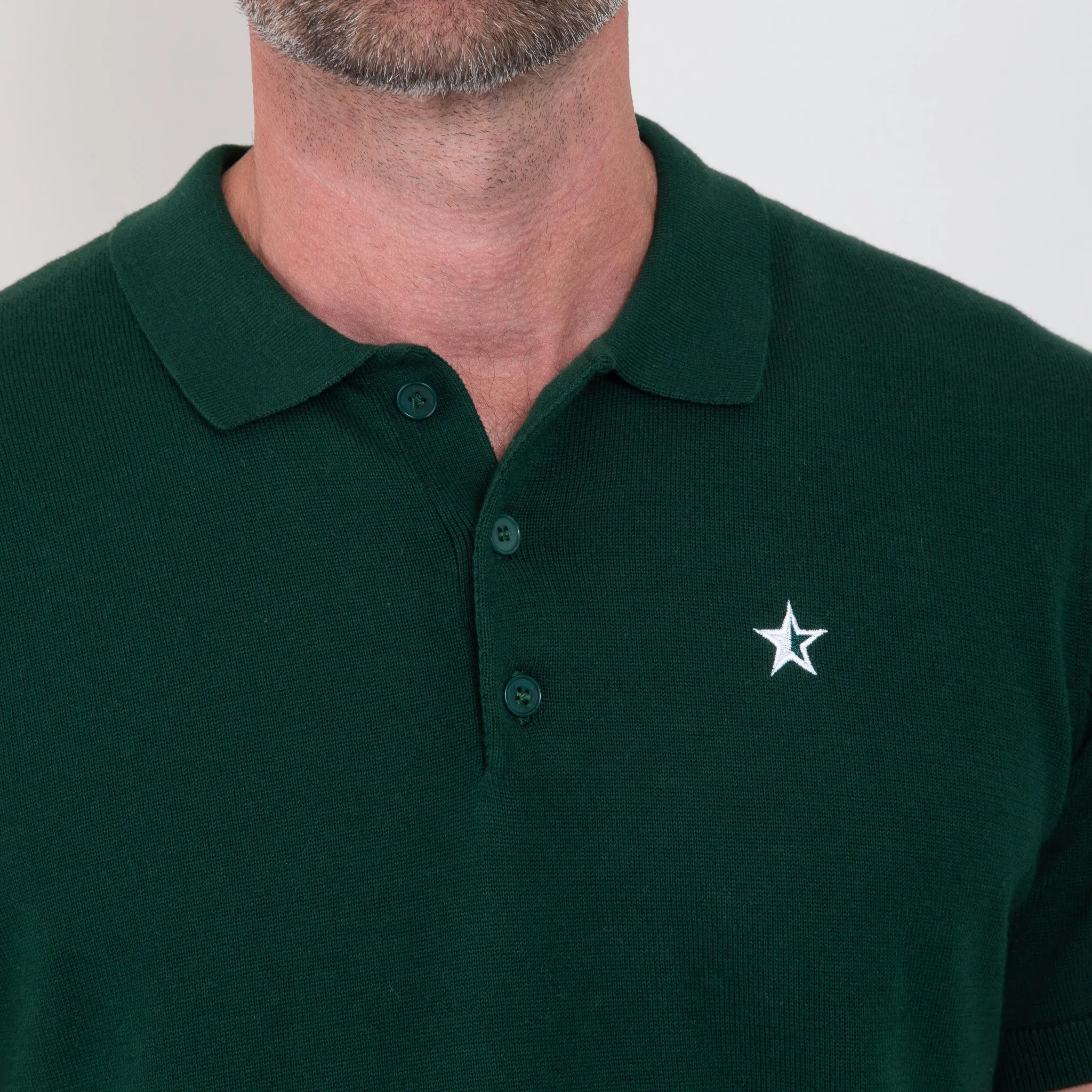 Play Well Knitted Polo - Pine