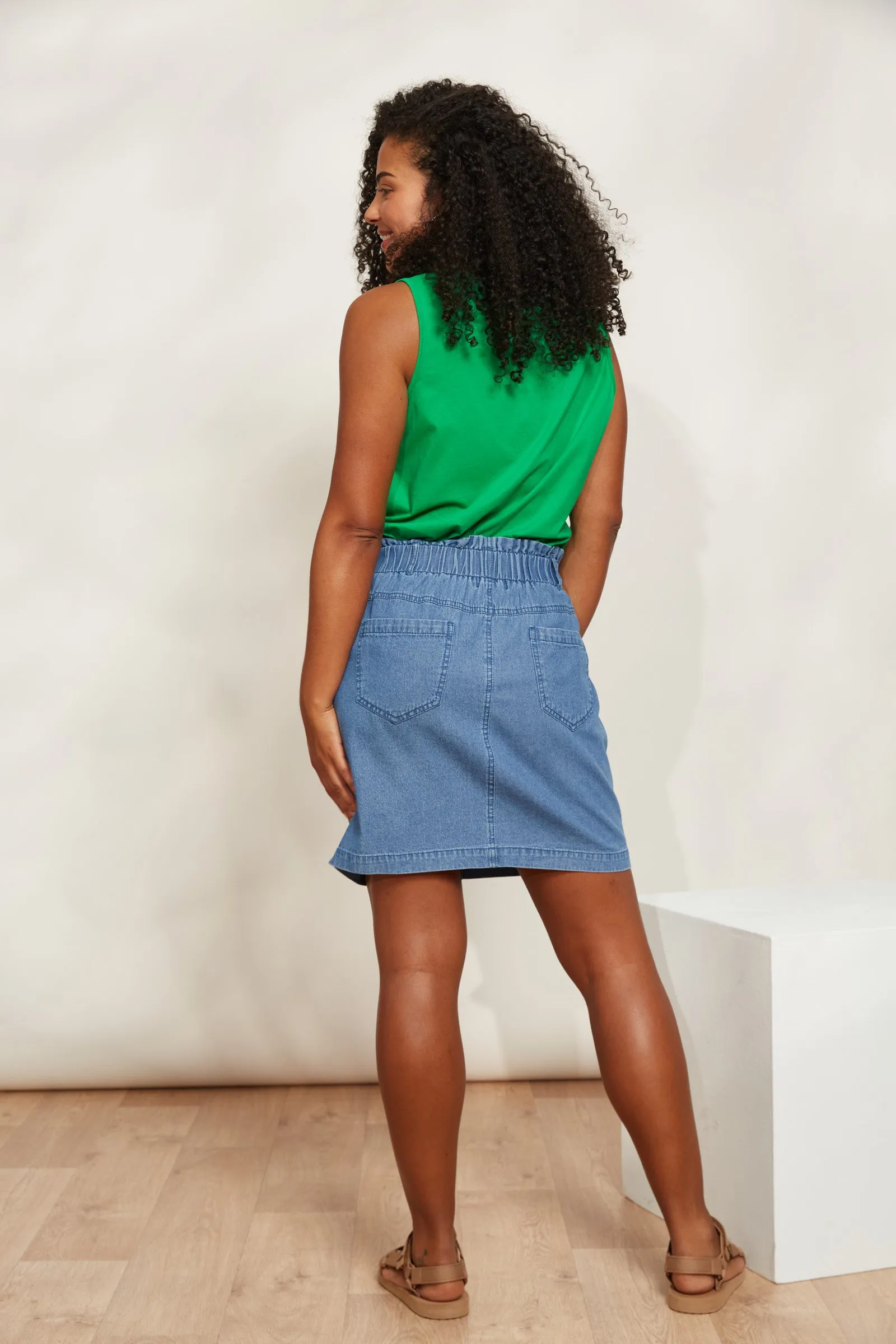 Playa Mini Skirt - Denim