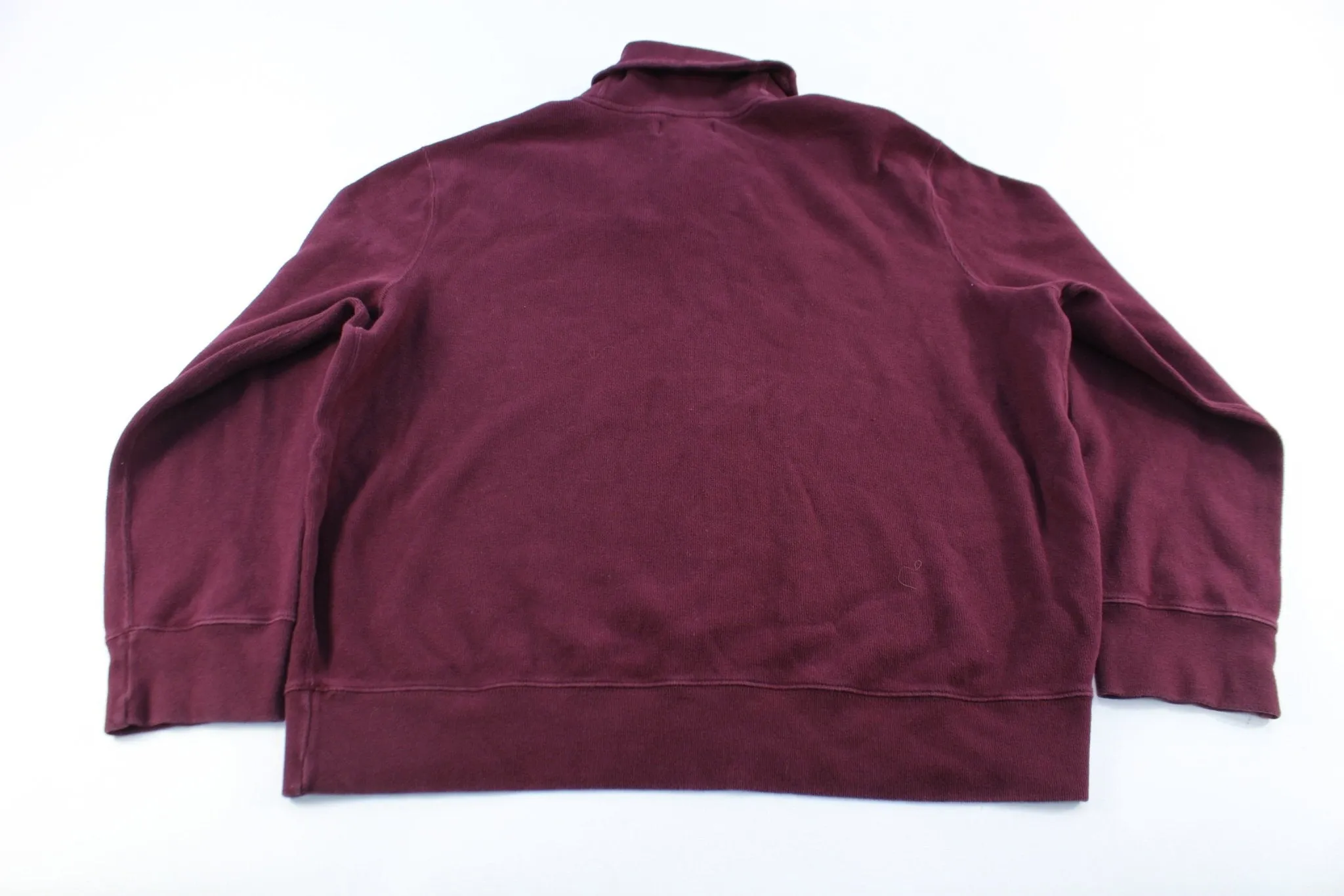 Polo by Ralph Lauren Embroidered Logo Burgundy Sweater