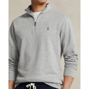 Polo Ralph Lauren - Luxury Jersey Quarter Zip Sweatshirt - Andover Heather