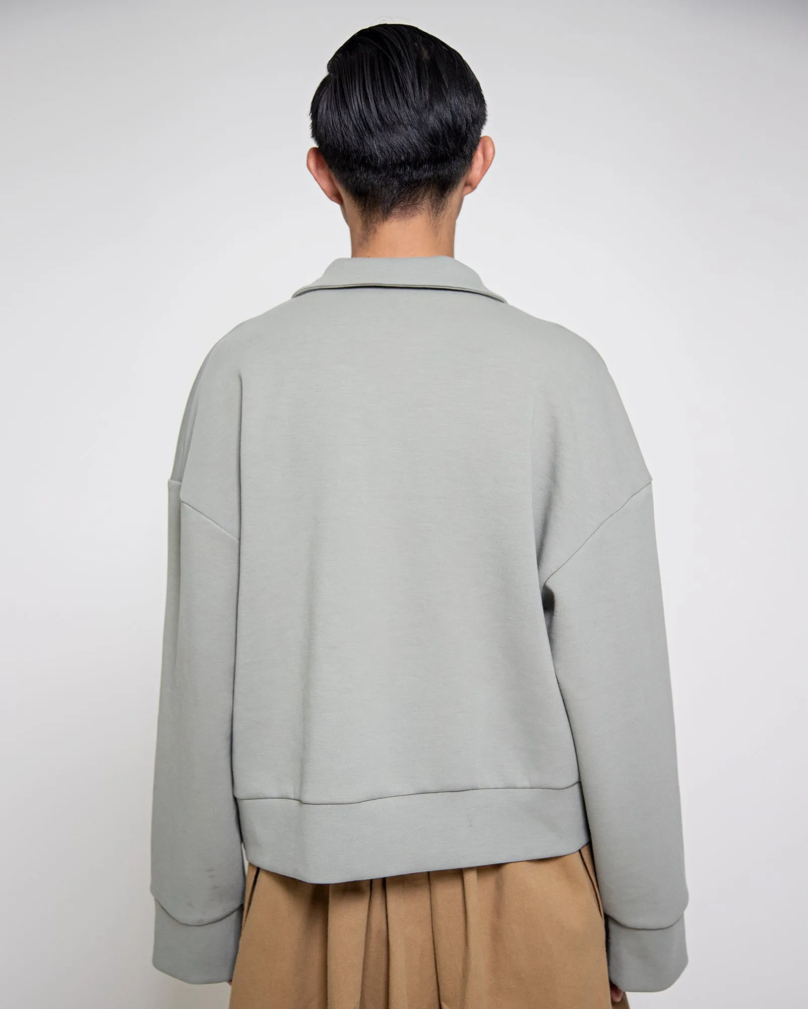 Pose Polo Sweater (Sage)