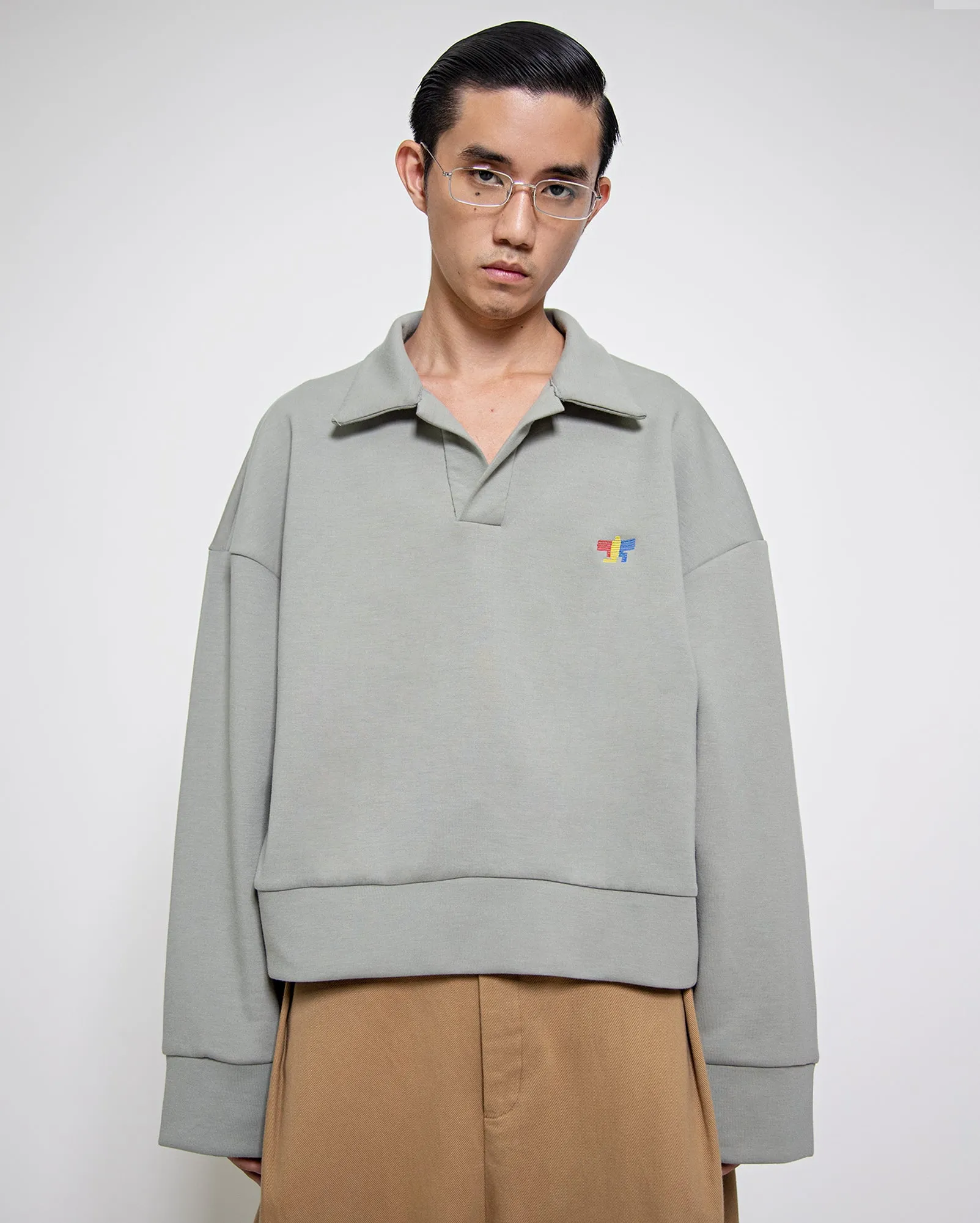 Pose Polo Sweater (Sage)