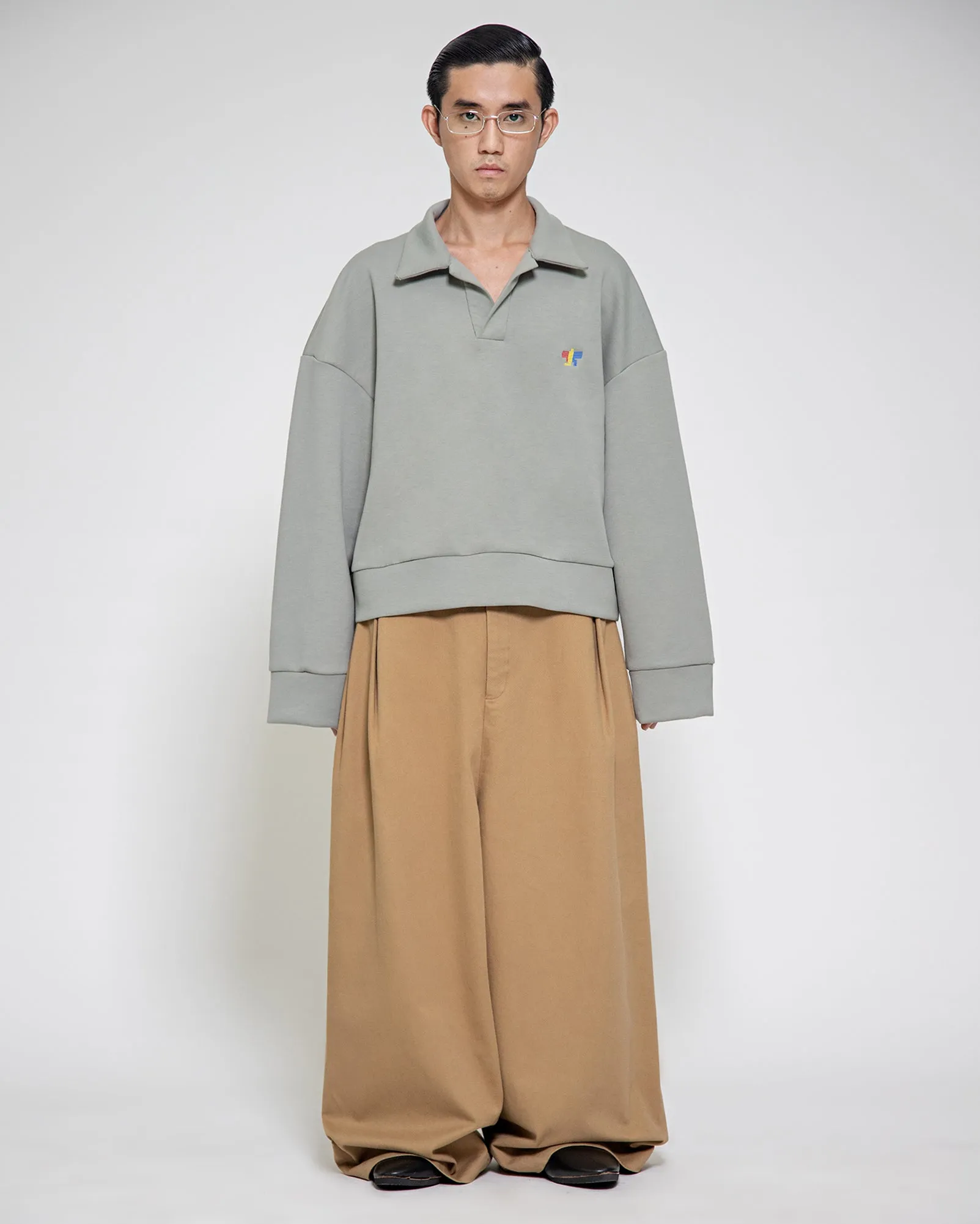 Pose Polo Sweater (Sage)