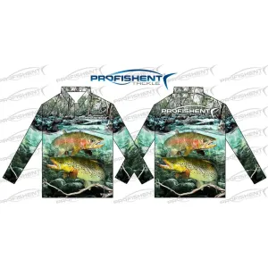 Profishent Sublimated Long Sleeve Trout Shirt