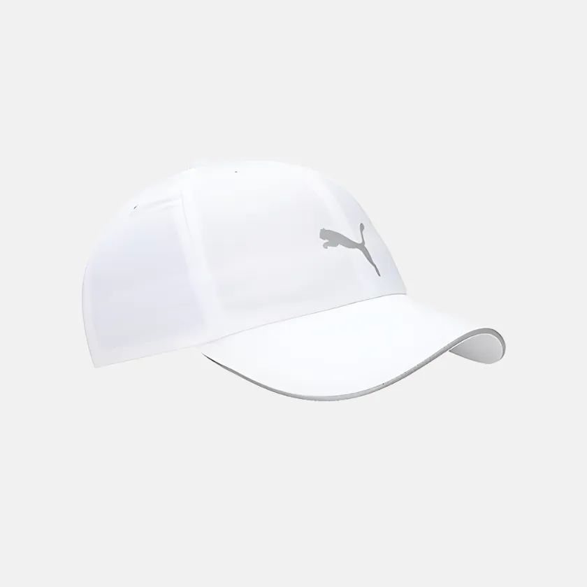 Puma Unisex-Adult Running Cap -White/Black/Peacoat