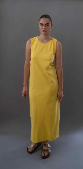 Rabens saloner Elvor Dress in Lemon