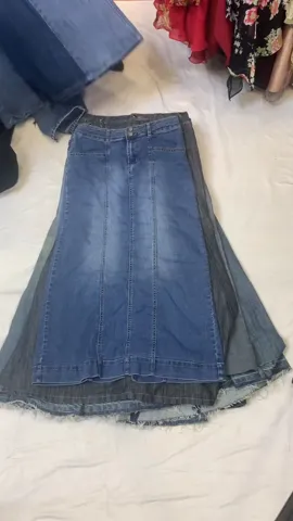 Retro Y2K Long Denim Skirts (GRV-8-005)