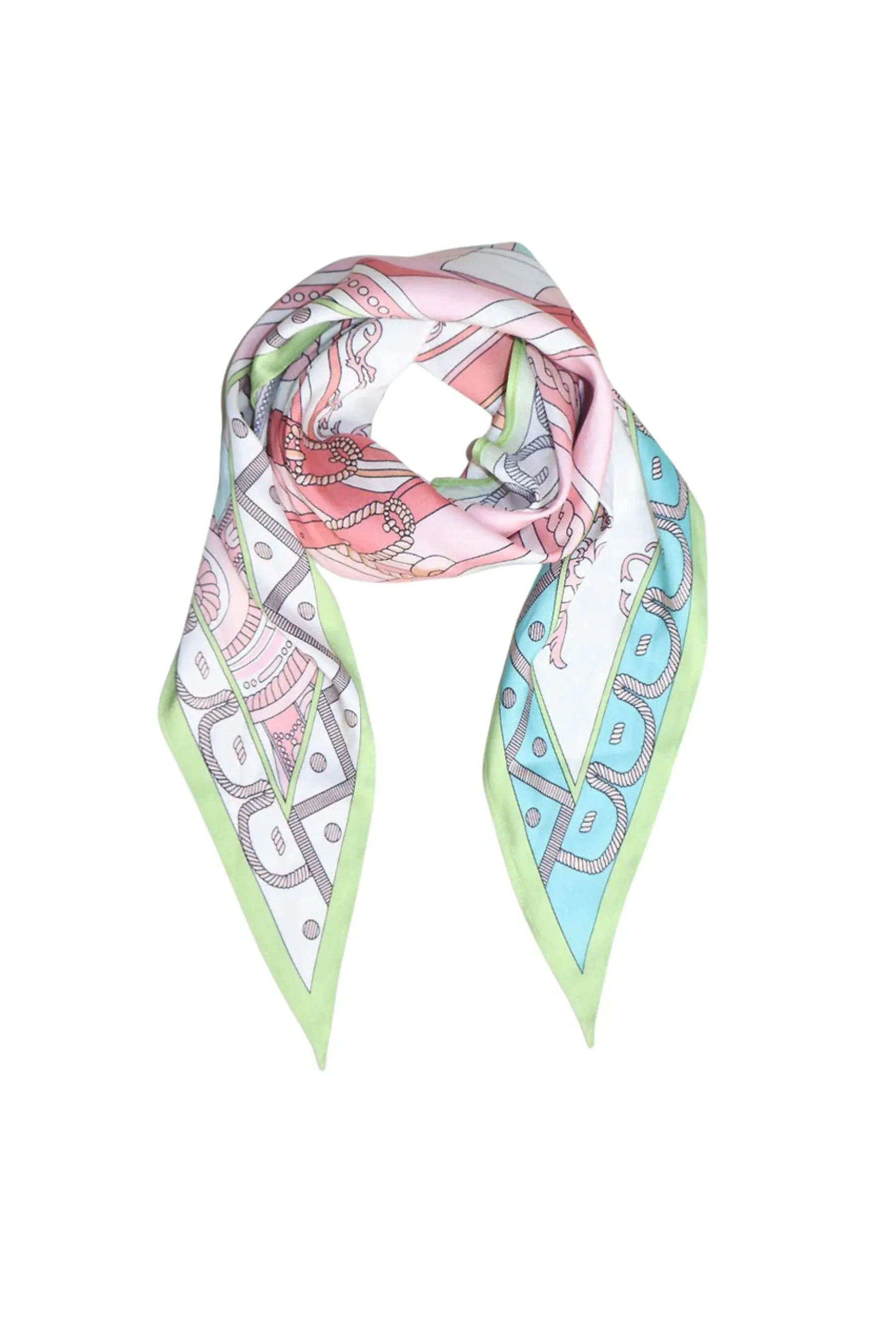 Riviera Scarf | Pink Mint