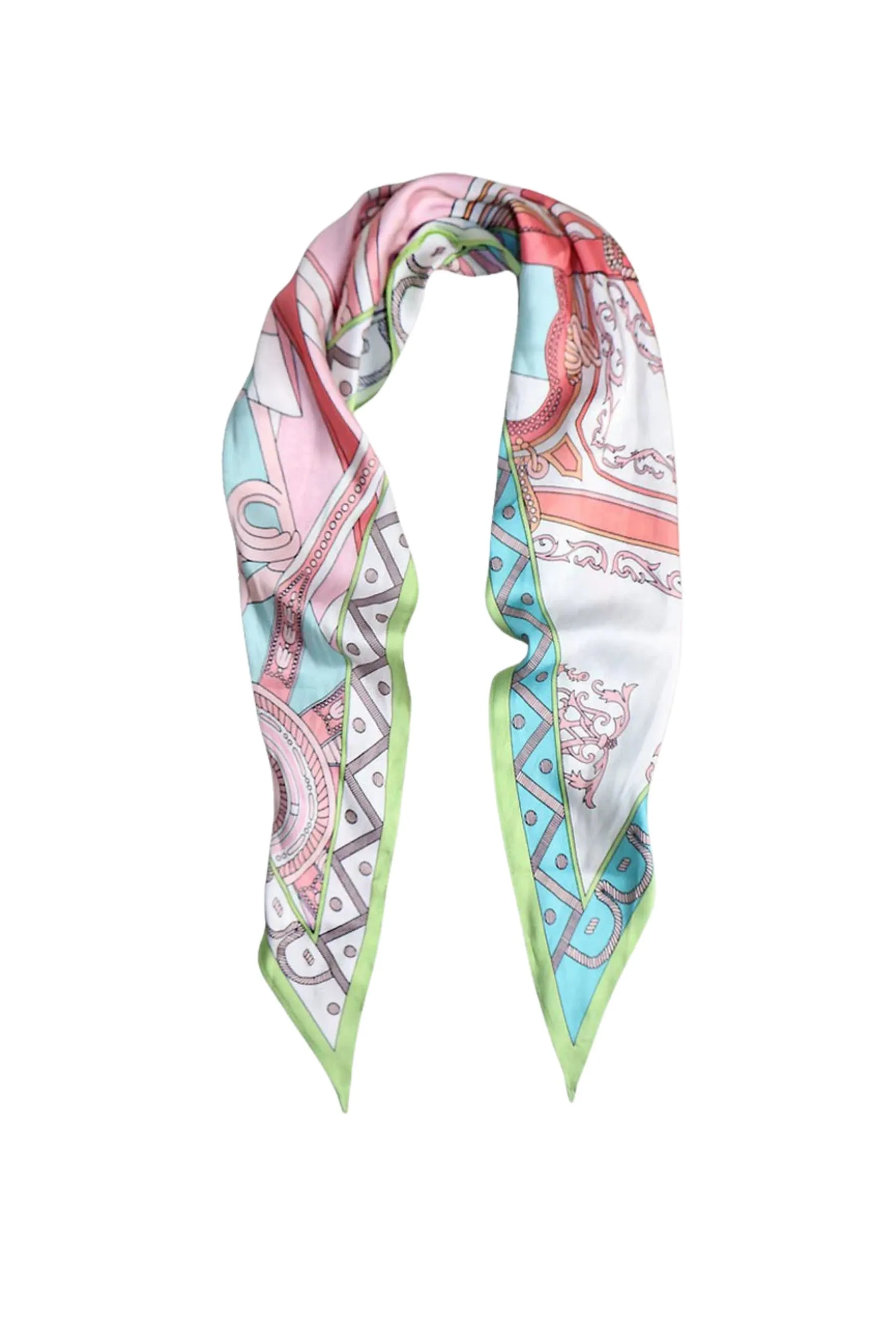 Riviera Scarf | Pink Mint