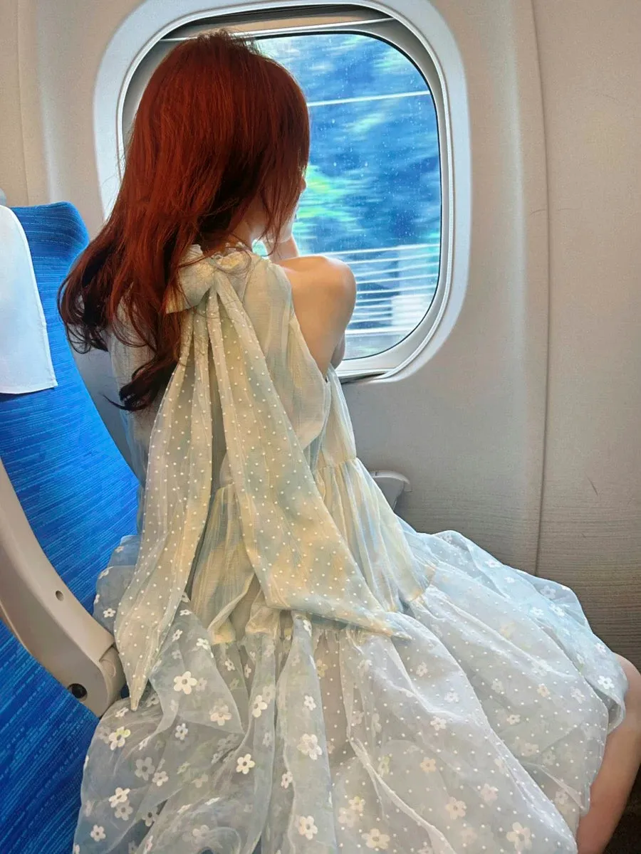 [Rose Island] Blue Sea Fairytale Mini Dress