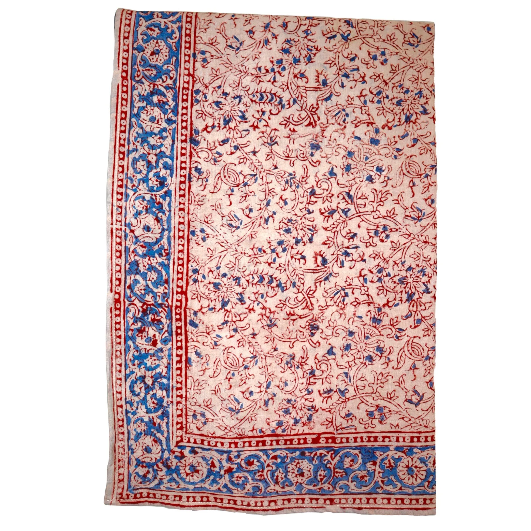 Rosewood Blossom - Kalamkari Cotton Bandana (KK1417)