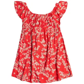 Roxy Youth Dancing Is Done Babydoll Mini Dress