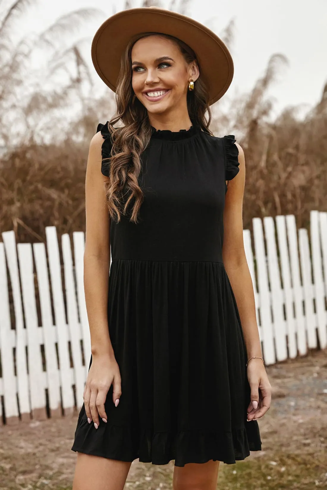 Ruffled Babydoll Dress