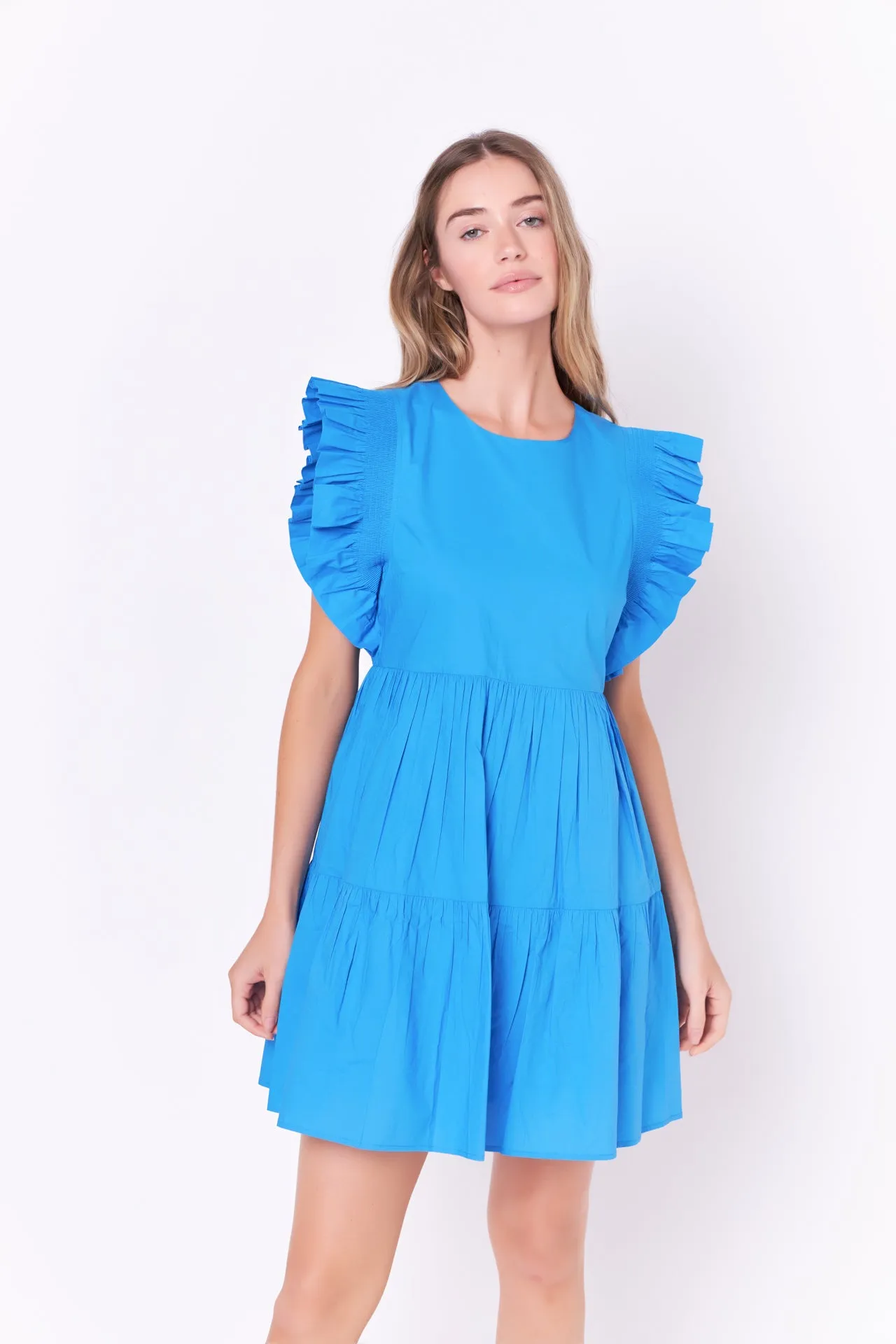 Ruffled Babydoll Mini Dress