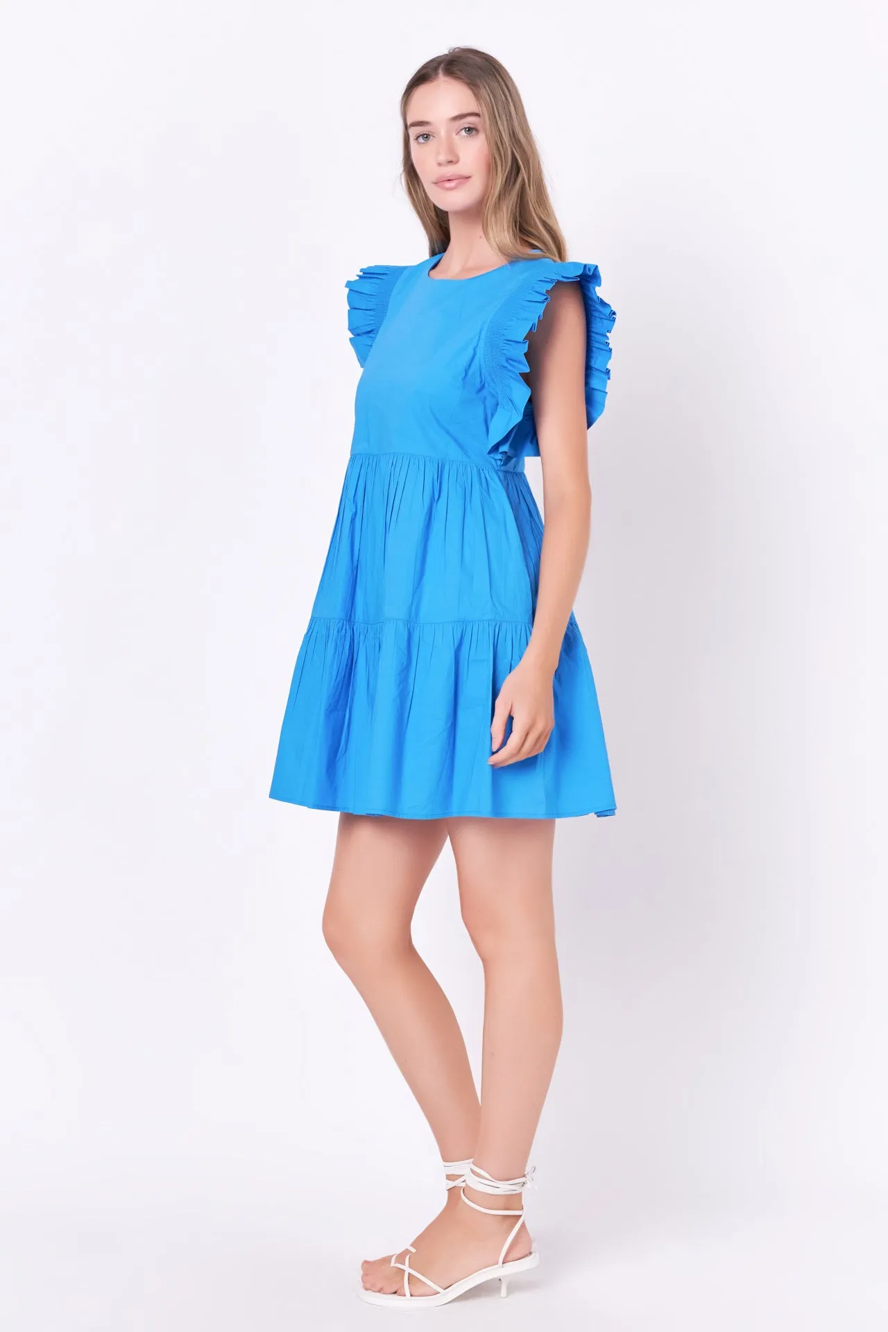 Ruffled Babydoll Mini Dress