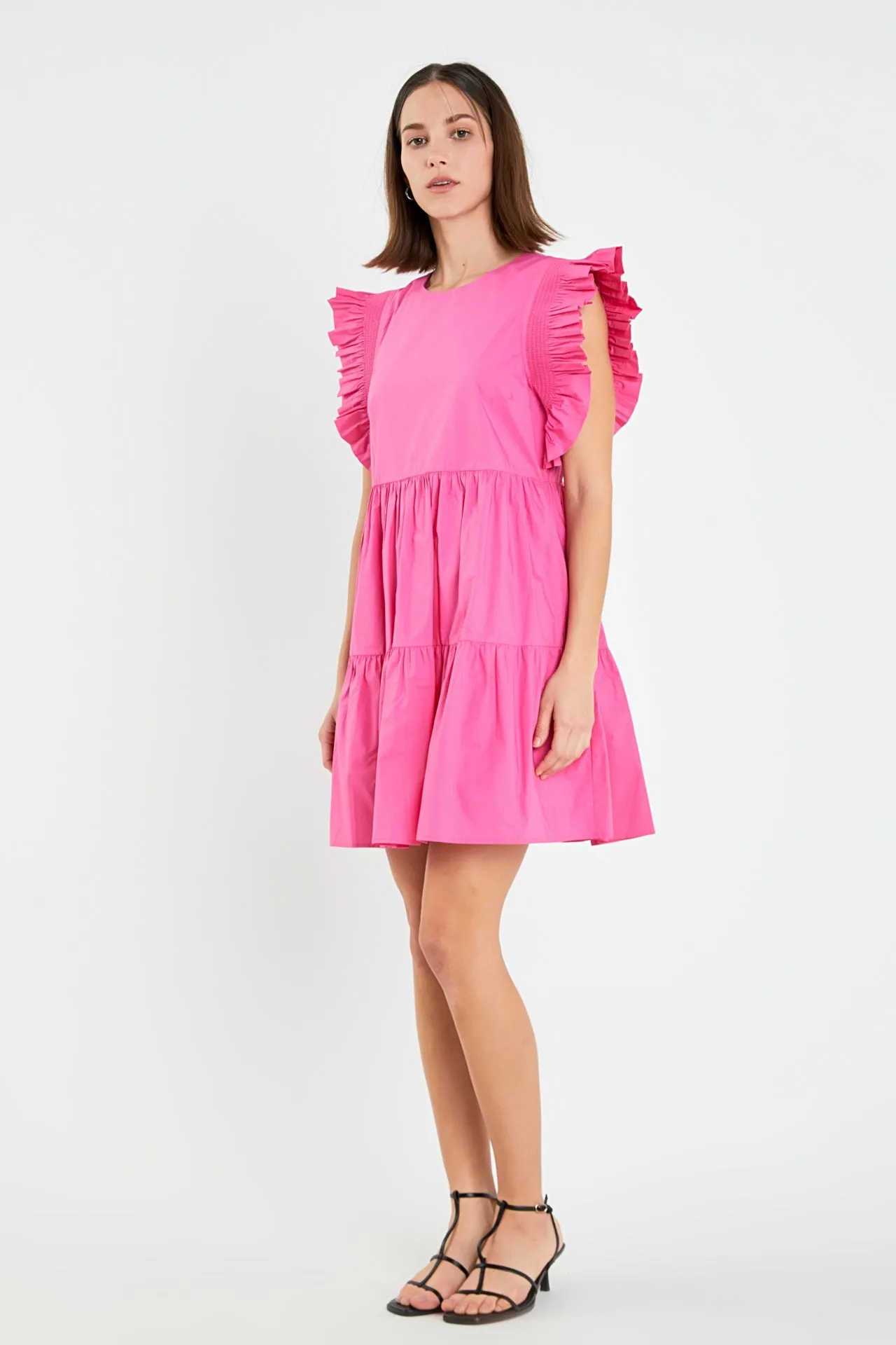 Ruffled Babydoll Mini Dress