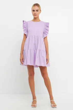 Ruffled Babydoll Mini Dress