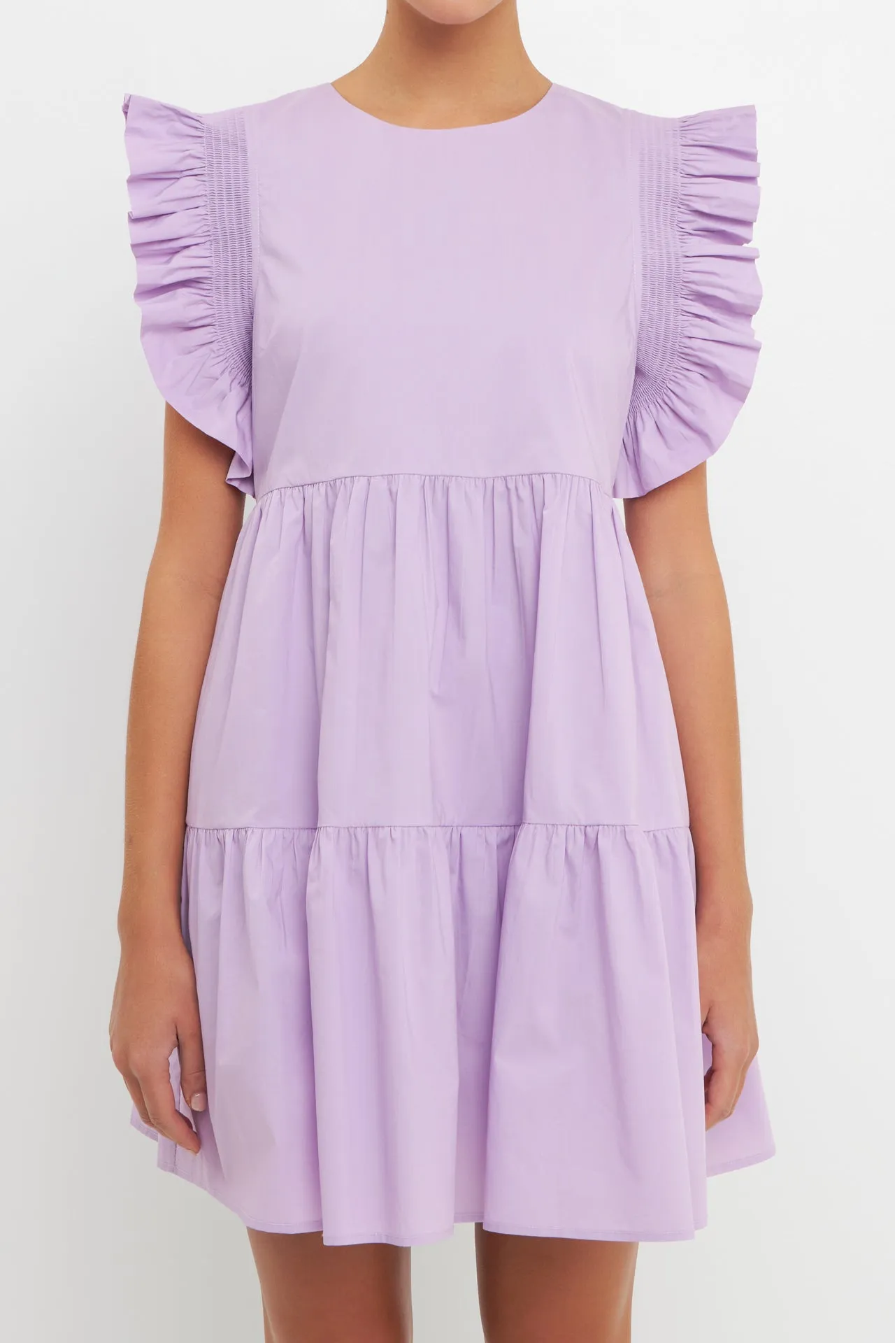 Ruffled Babydoll Mini Dress