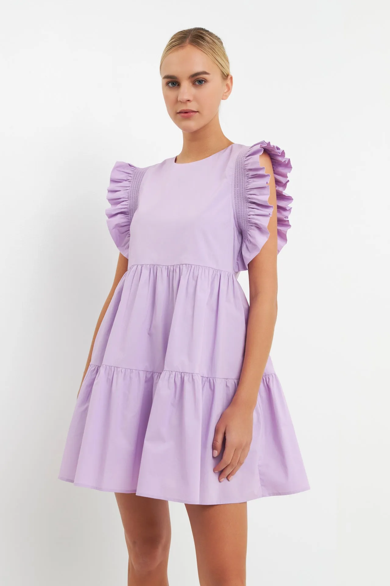 Ruffled Babydoll Mini Dress