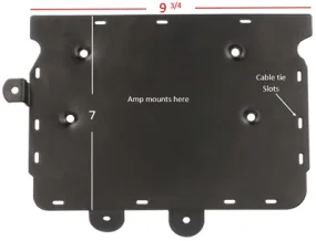 Saddle Tramp BC-AMP06 FLH UNIVERSAL AMP MOUNTING PLATE 2014-UP (Batwing)