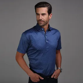 Semi-Spread Collar Polo Los Cabos Blue Star