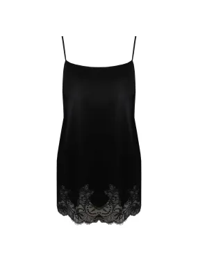 Signature Silk Babydoll - Black