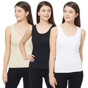 Solid U Back Camisole (PACK of 3) SC-8