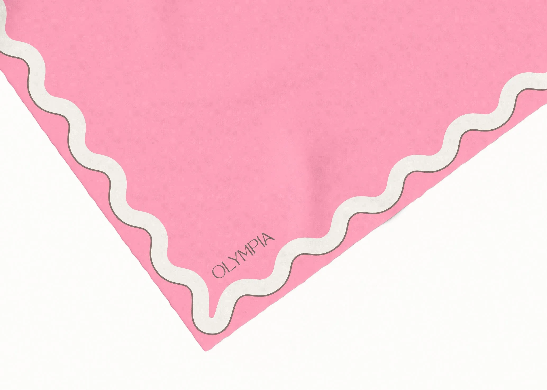 Sophie Bubblegum Silk Cotton Scarf - 54x54cm