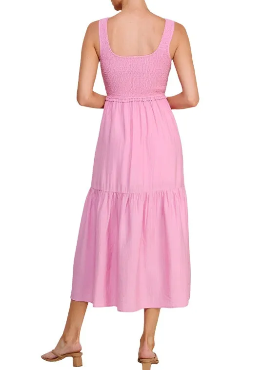 Summer Nights Babydoll Midi Dress