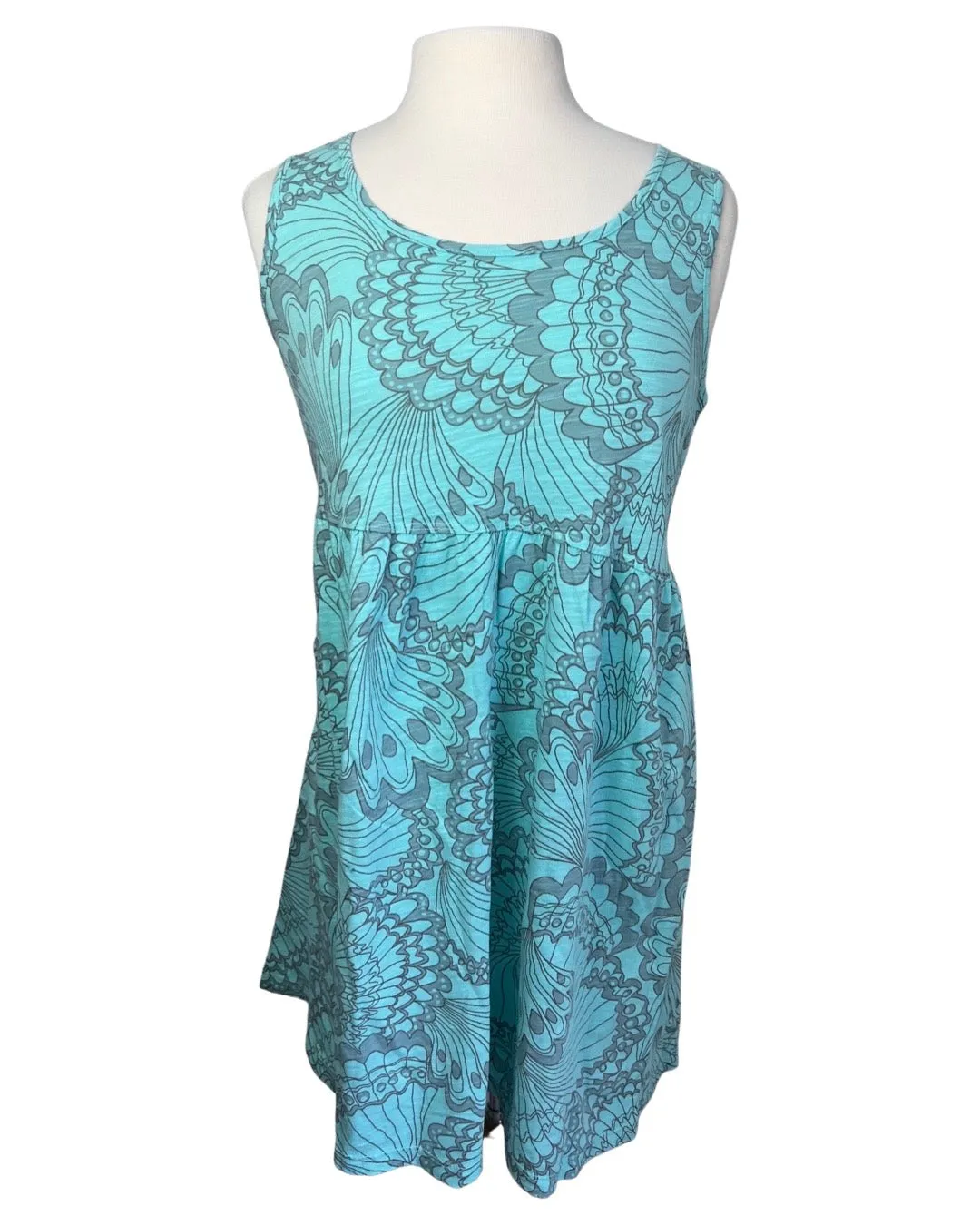 Sun Moda Aqua Mint Babydoll Dress