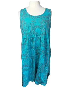 Sun Moda Sky Blue Babydoll Dress