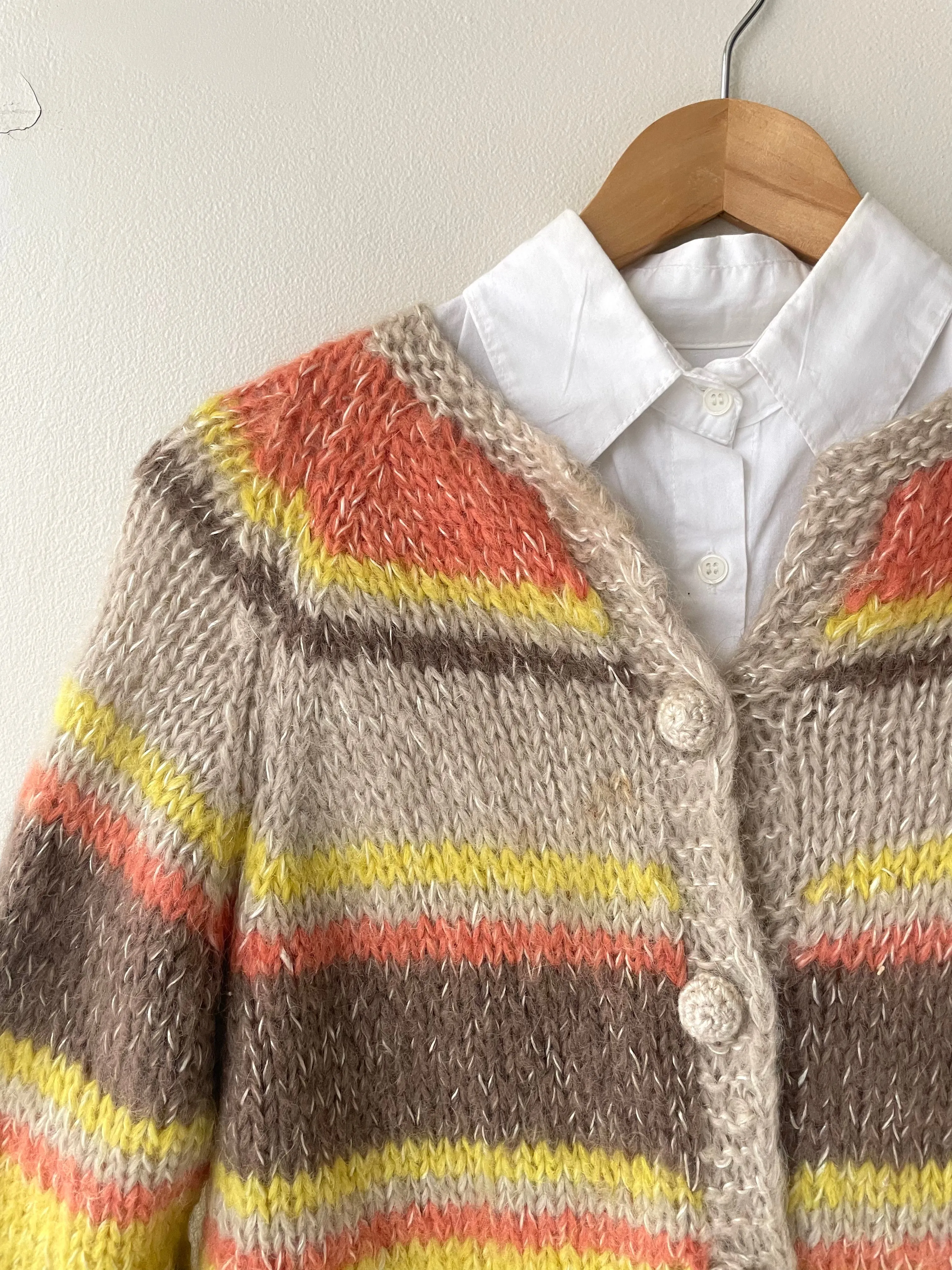 Sunrise Mohair Cardigan | 1960s