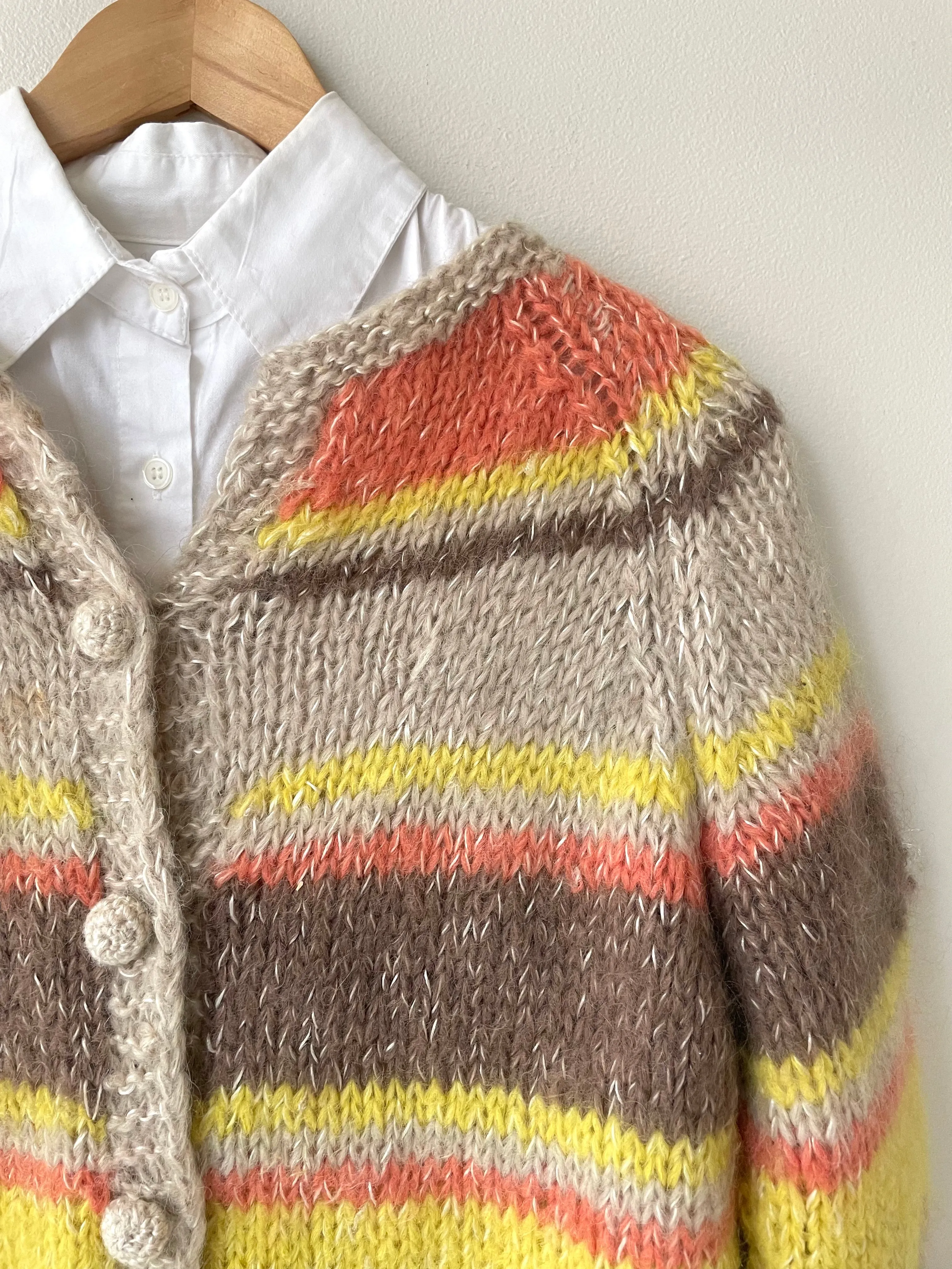 Sunrise Mohair Cardigan | 1960s