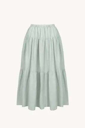 Teacake Skirt -- Organic Crepe Cotton