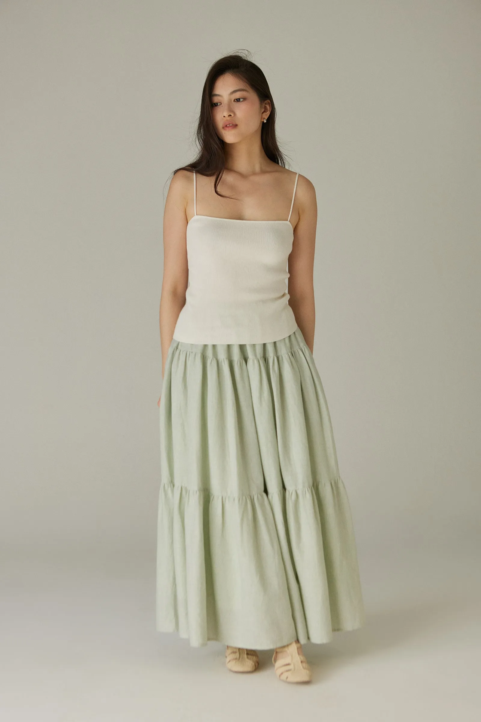 Teacake Skirt -- Organic Crepe Cotton