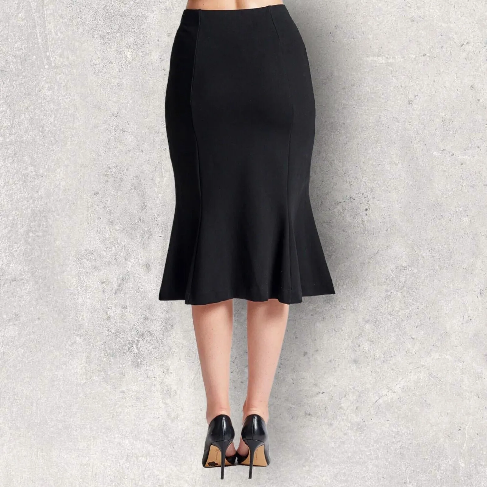 Teatro dei Sogno by Beppe Bondi Black Crepe Mermaid Skirt UK 10 US 6 EU 38 RRP £189