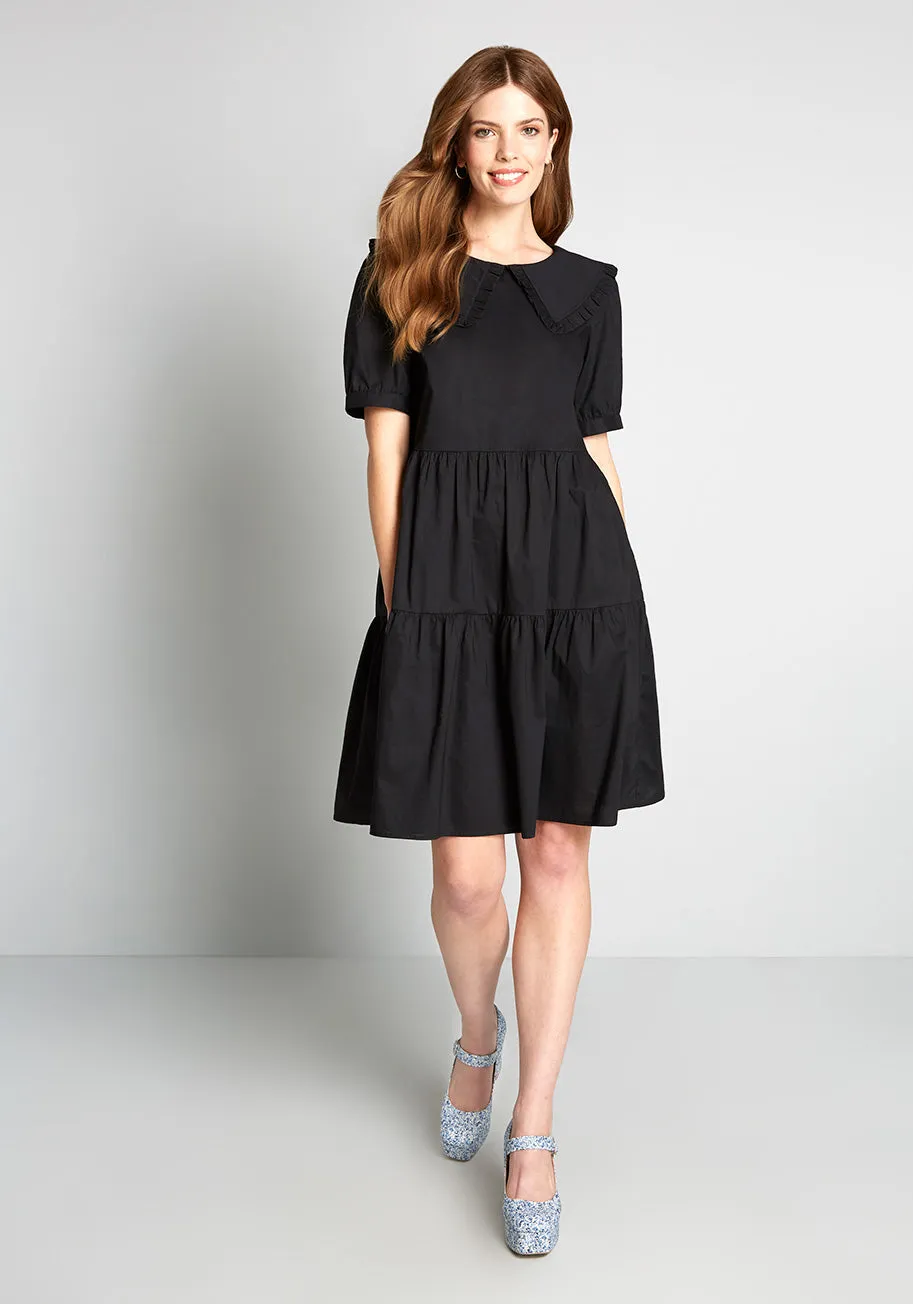 The Frill Of Youth Tiered Babydoll Dress