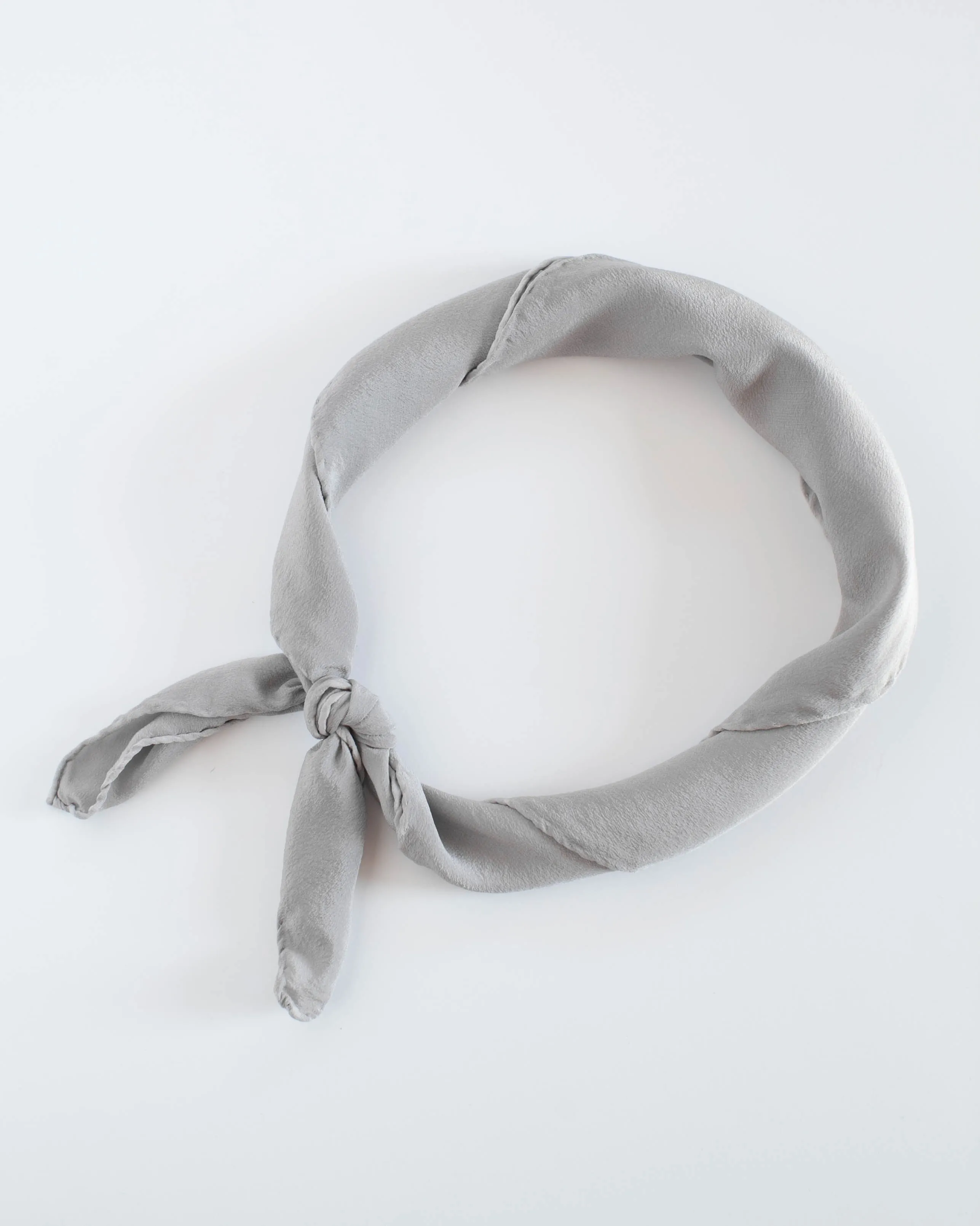 'The Scout' Washable Silk Scarf in Stone