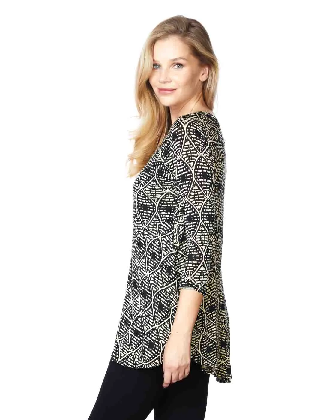 Tianello  "Tulum" Printed Knit "Sochie" Tunic