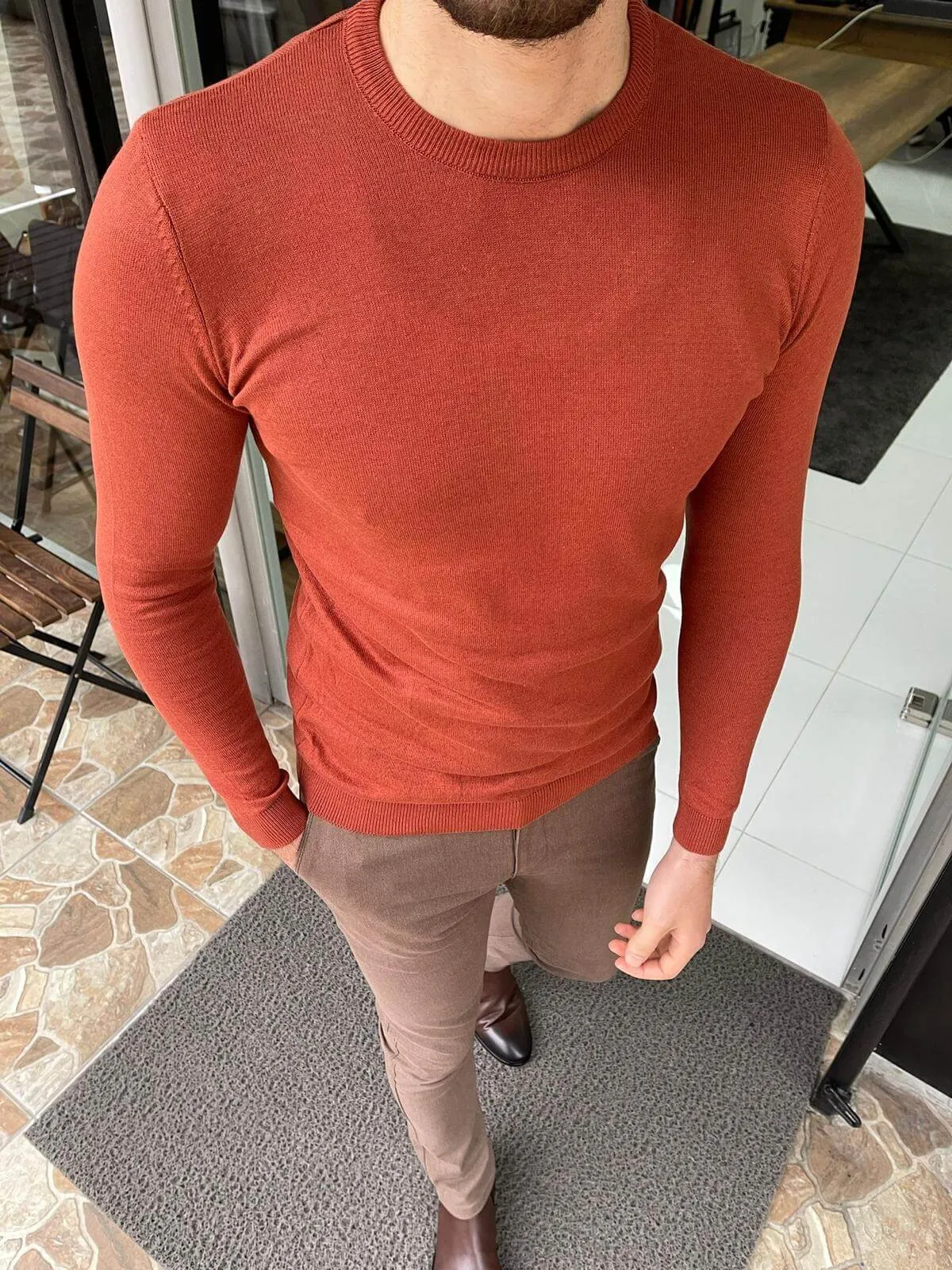 Tile Crewneck Sweater