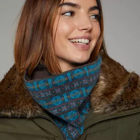 Toggi Knitted SNOOD in Teal/Mink 5033316363106