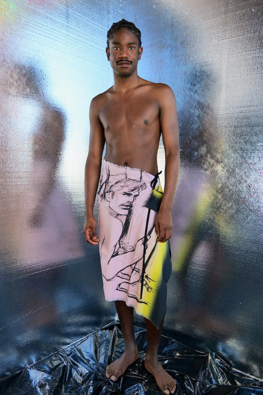 TOM OF FINLAND x WE ARE SPASTOR SARONG PALE