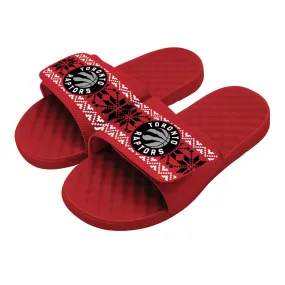 Toronto Raptors Ugly Sweater Slides