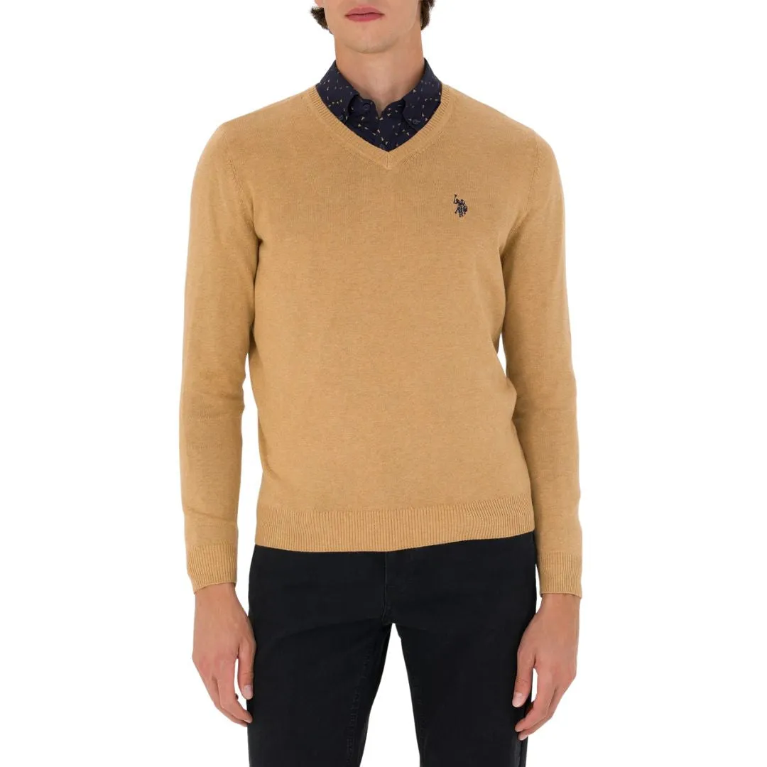 U.S. POLO ASSN. V Neck Knitwear Sweater Men 50275819-VR123