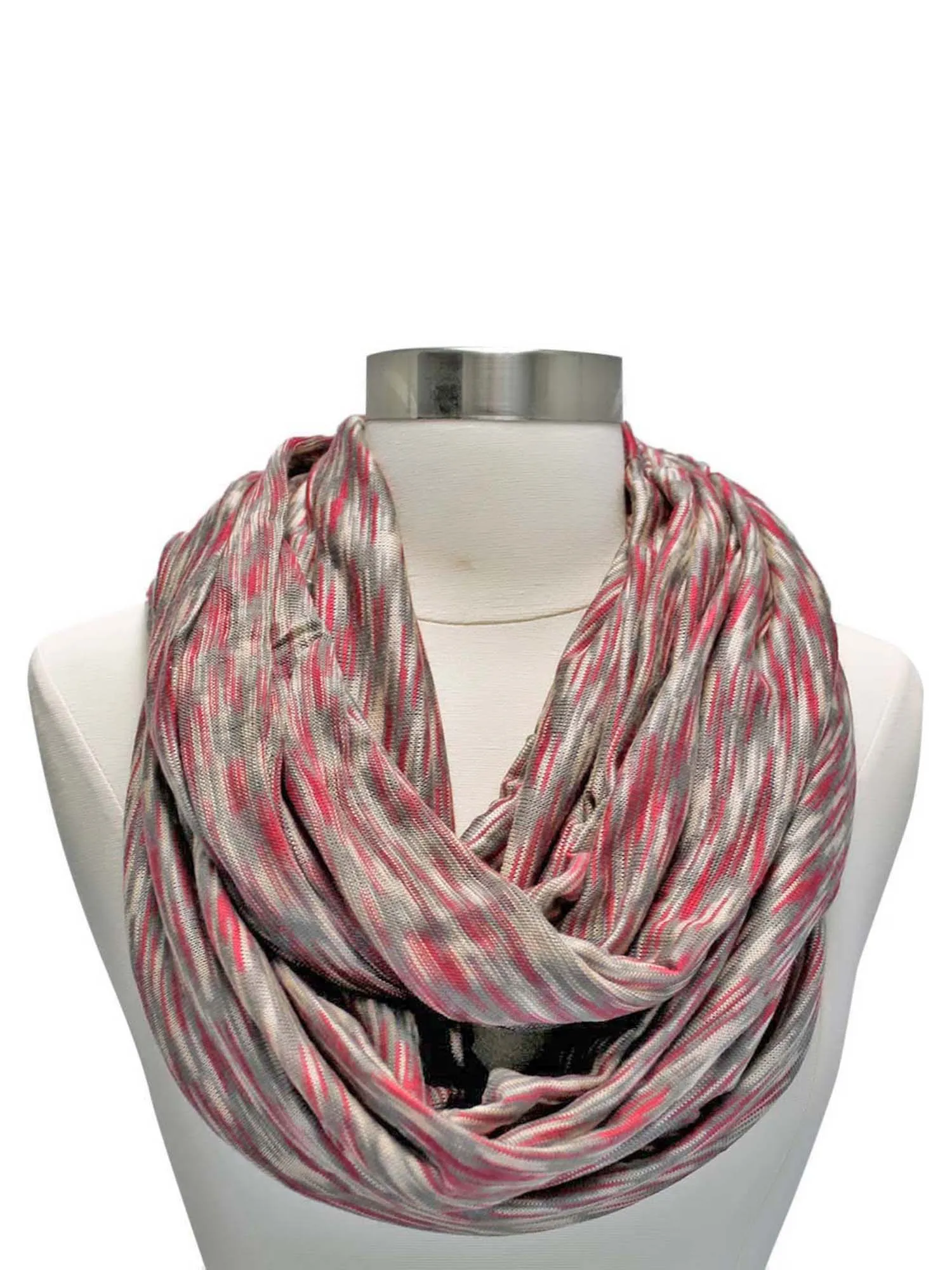 Variegated Light Knit Infinity Scarf