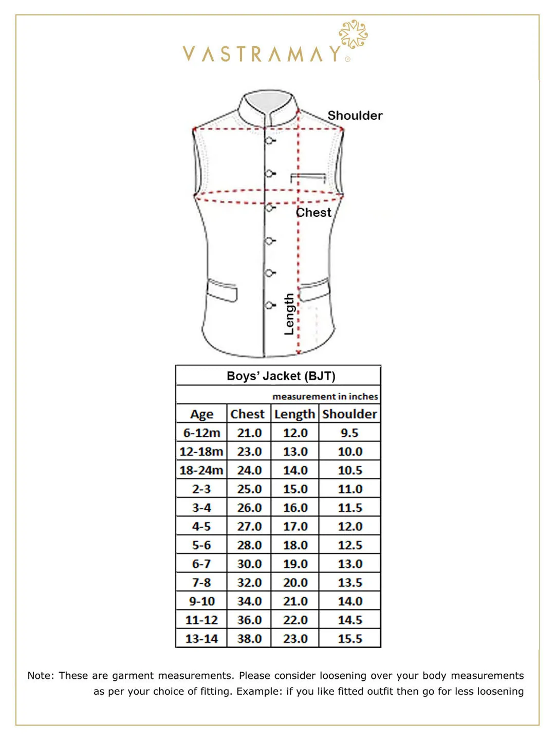 Vastramay Boy's Maroon Silk Blend Embroidered Nehru Jacket