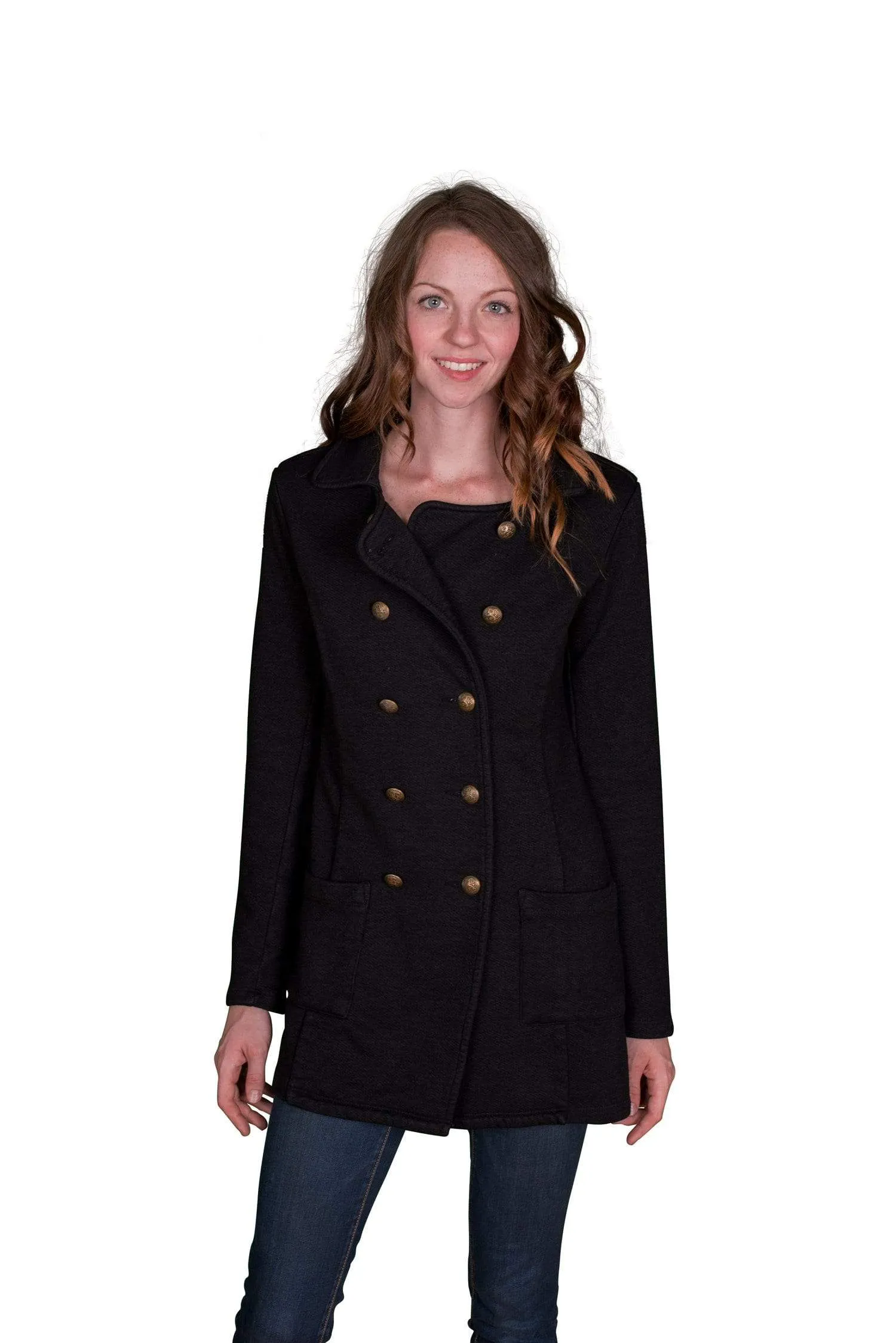 Velvet by Graham & Spencer Hadarah Military Peacoat