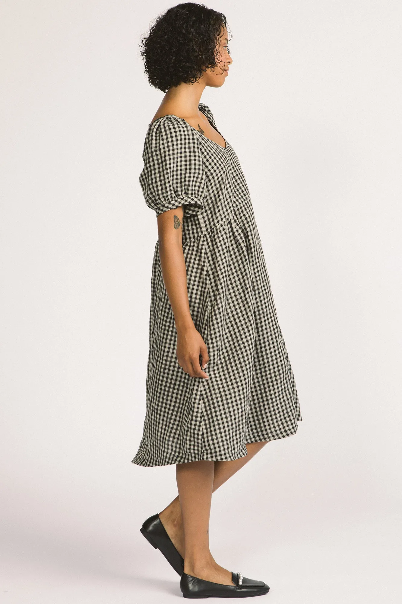 Verity Dress Black Gingham