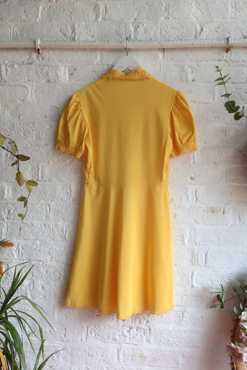 Vintage Dress - Buttercup Babydoll Mini - XS/S