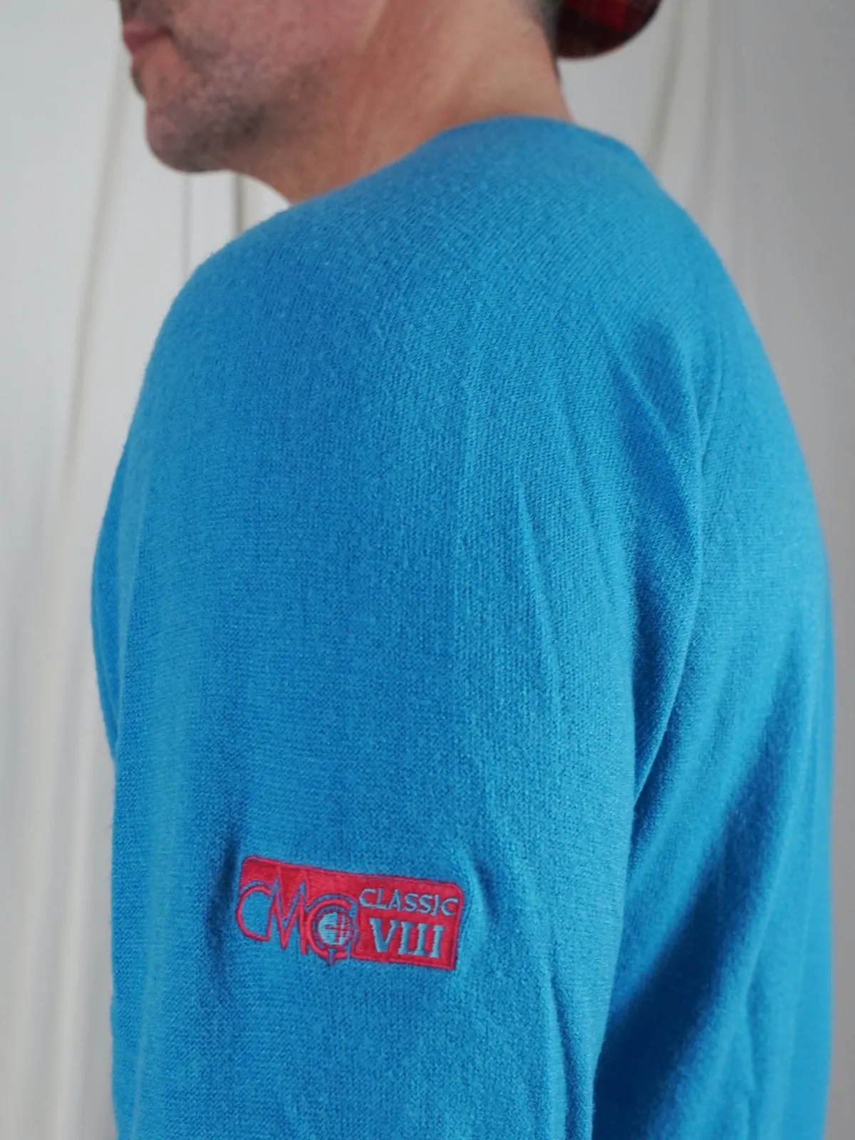 Vintage Golf Turquoise Sweater